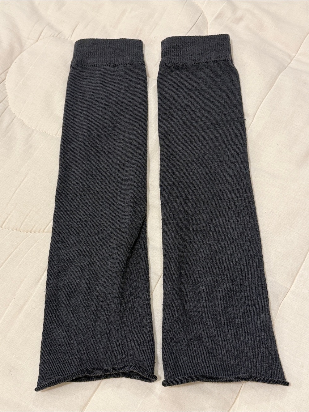 New Matching Pair Ankle / Calve / Leg Warmers Charcoal Grey 1980s Style Rave